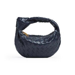 Bottega Veneta Jodie Mini Leather Handbag | Navy | Excellent Condition